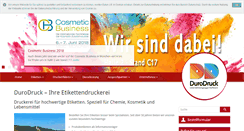 Desktop Screenshot of durodruck.de