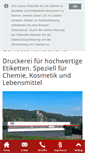 Mobile Screenshot of durodruck.de